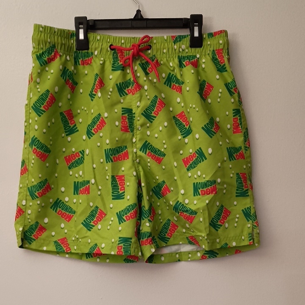Mountain Dew Green Men’s Swim Trunks